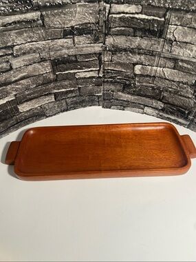 Exotic Wooden Tray Handcrafted in Haiti